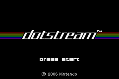 bit Generations - Dotstream Title Screen